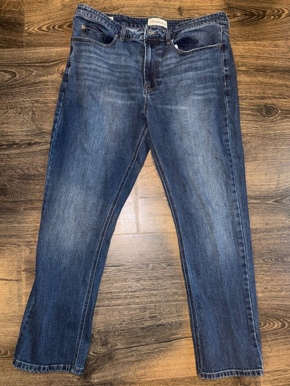 Flag & Anthem Nashville Straight Leg Jeans Men's 38x30 Medium Wash Denim